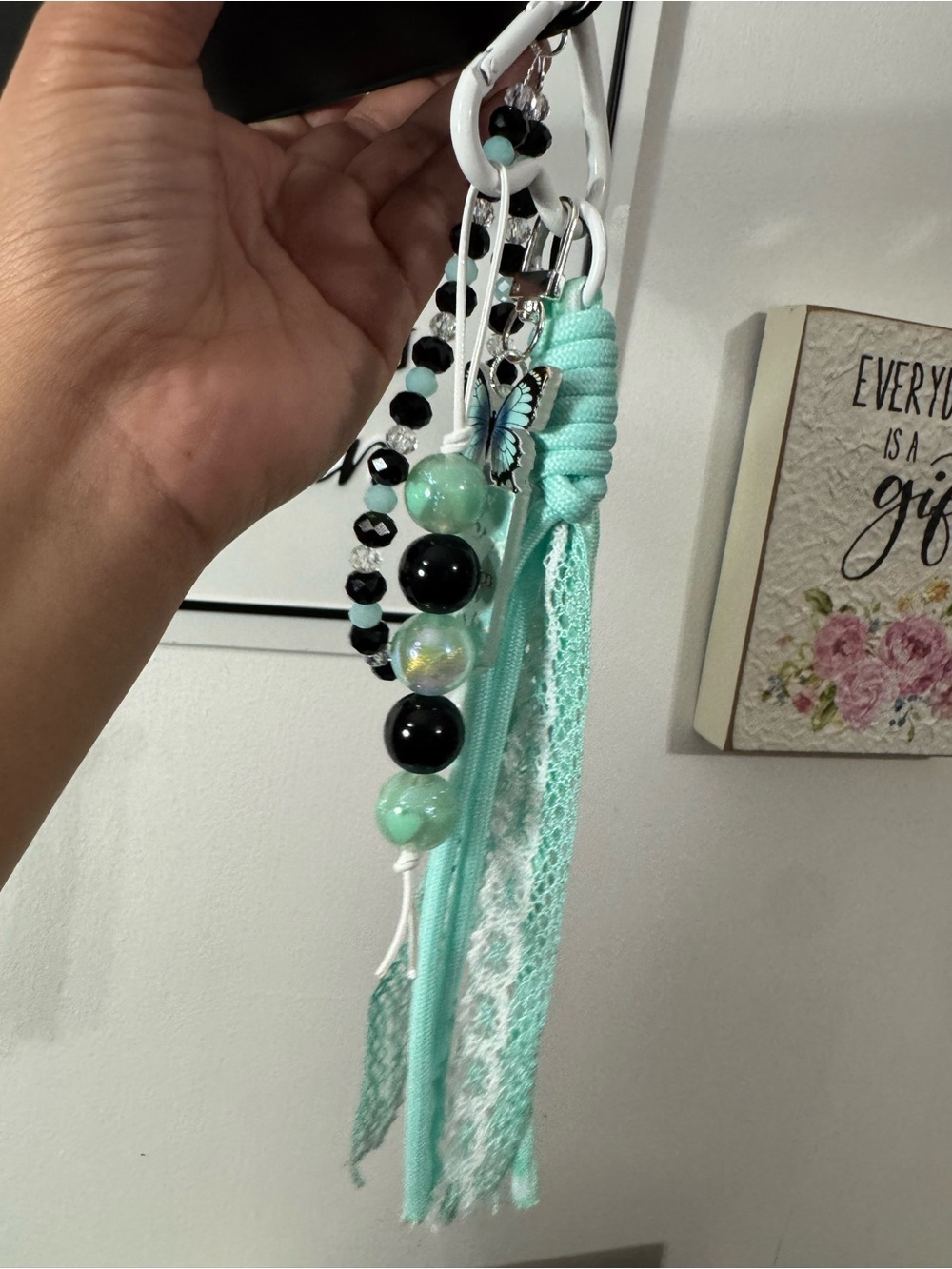 Blue Phone/Key/Bag Chain #P1131 - Picture 10 of 11